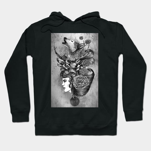 Animal Instinct Hoodie by nadyapuspa